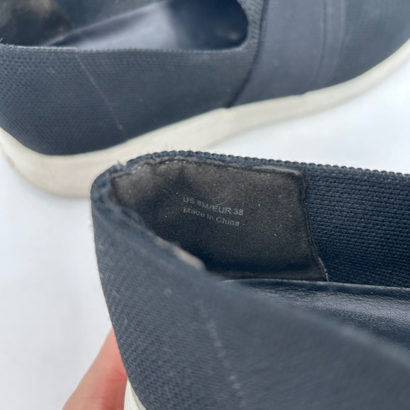 VINCE Women's Black White Aston Slip On Mesh Knit Lightweight Sneaker Shoes 8 - Picture 7 of 9